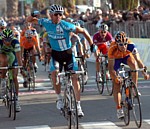 Alessandro Petacchi wins the fourth stage of Tirreno-Adriatico 2008